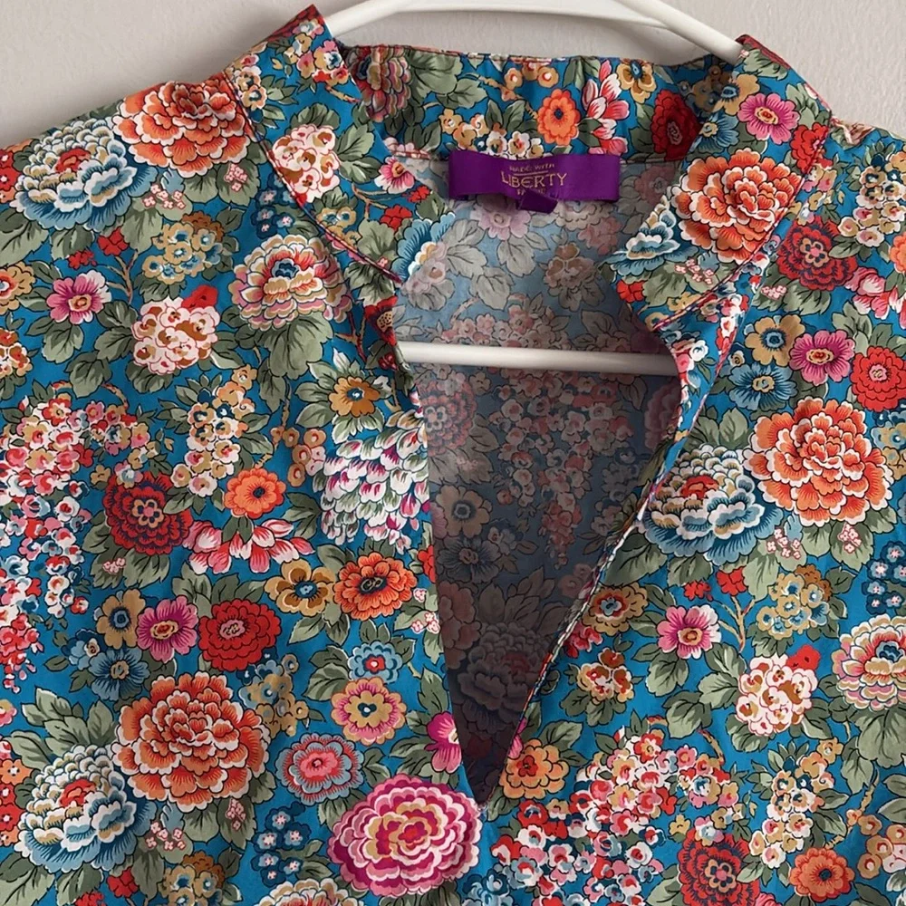 Tuckernuck Liberty Floral Women's Tiered Top - Picture 4 of 5